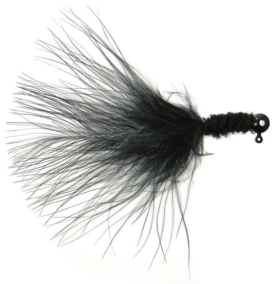 Danielson Crappie Jig 1/32oz Black 3 Pack