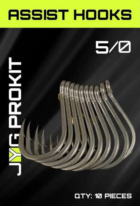 JYG PRO Fishing Assist Hook - 5/0 - 10 Pack