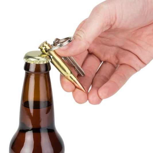 Lucky Shot RBKBO-308 7.62 / 308 Brass Bottle Opener Keychain.