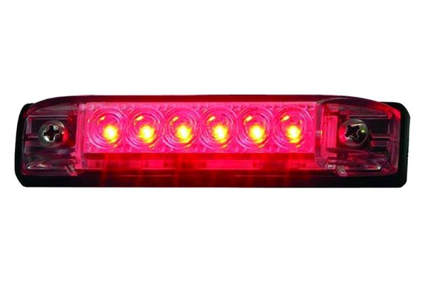 T-H Marine® LED-51803-DP - Slim Line 4"L 12V DC Red Surface Mount LED Light Bar