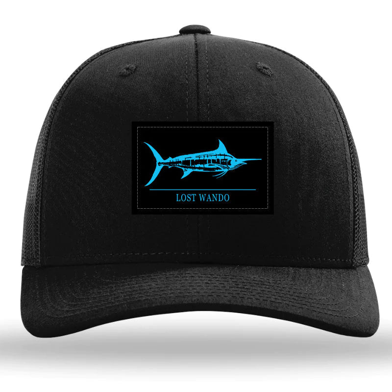 Lost Wando Marlin Snapback Trucker Hat Black/Black