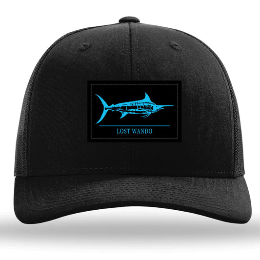 Lost Wando Marlin Snapback Trucker Hat Black/Black