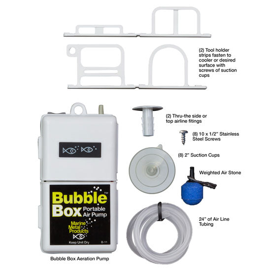 Marine Metal Products Bubble Box Live Well Air Pumps.