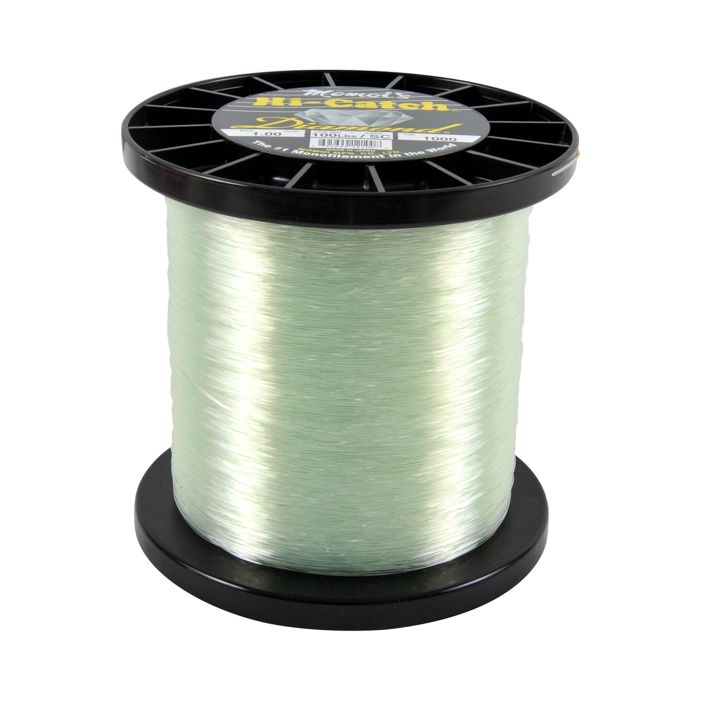 Momoi Hi-Catch Diamond Monofilament Line - 3000 yd. Spool - 40 lb. Test - Super Clear