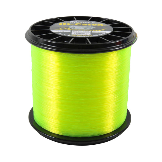 Momoi Hi-Catch Diamond Monofilament Line - 3000 yd. Spool - 30 lb. Test - Hi-Vis Yellow