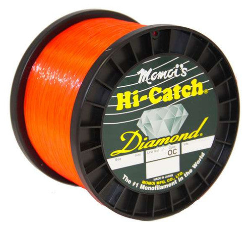 Momoi Diamond Monofilament - Orange Crush - 3000yd Spool - 40lb