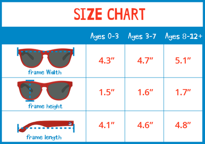 Minishades Unsinkable Polarized Sunglasses For Newborns Ages 0 - 12
