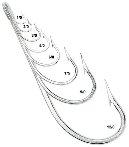 Mustad 3407SS-DT O'Shaughnessy 2X Strong Hook 100 Pack