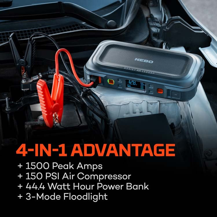 NEBO Assist Air 1500XP Jump Starter and Air Compressor.