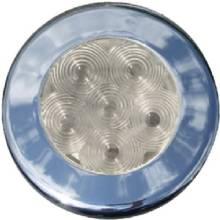 T H MARINE LED RECESSED PUCK 3 BEZELS WHT