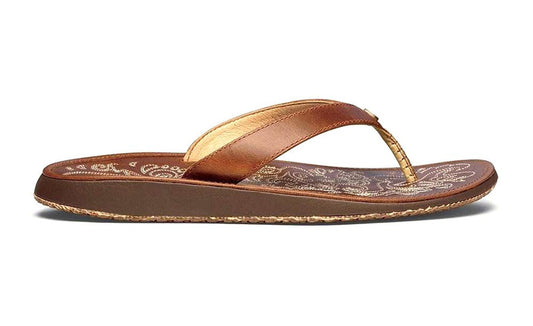 OLUKAI PANIOLO WOMEN'S SANDAL - NATURAL/NATURAL