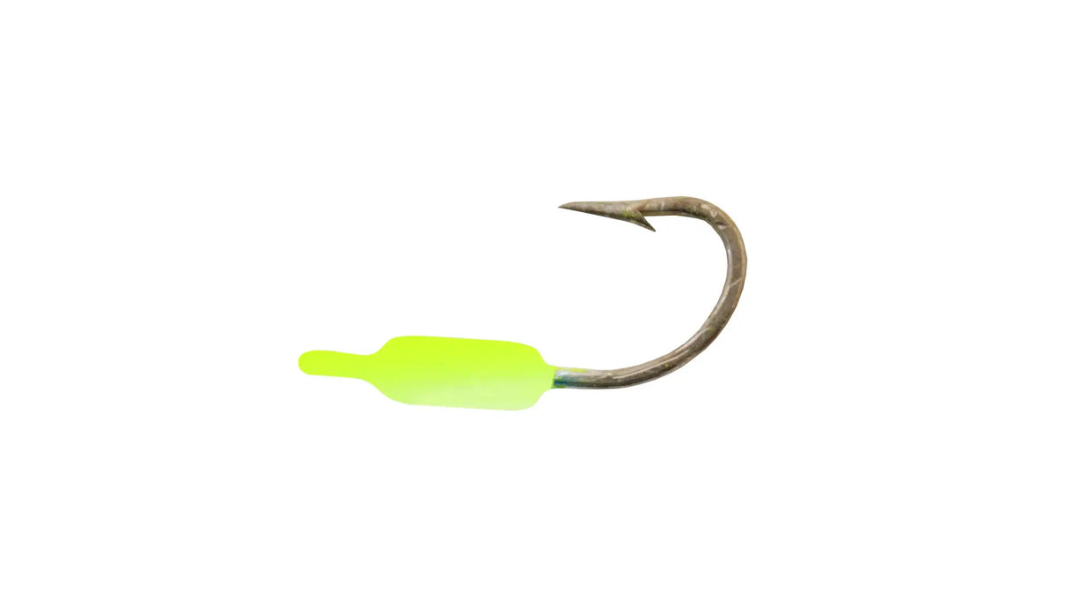 Calcutta Crusher 1/32oz Jighead, Size 4 J-hook Chartreuse 5pk