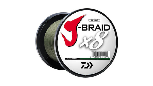 Daiwa J-Braid - 3300yd Spool - 50lb - Dark Green