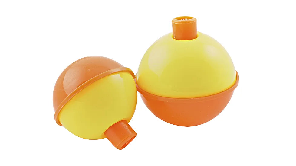 Danielson 2” Bobber Float Orange Yellow 12 Pack
