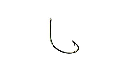 Mustad Classic Wide Gap Hook, Hollow/Reversed Point, Offset, Ringed Eye