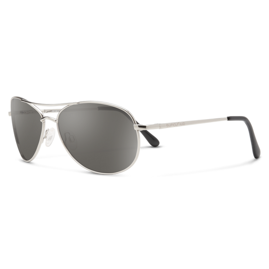 Suncloud Patrol Silver/ Polar Gray Sunglasses