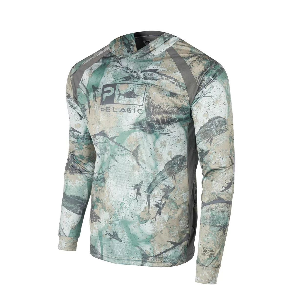 Pelagic VaporTek Sideline OpenSeasCamo Army Green Size Small