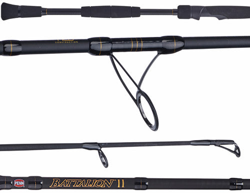 Penn Battalion II Slow Pitch Spinning Rod 6' 50lb 450g BATSPJII450S68MH