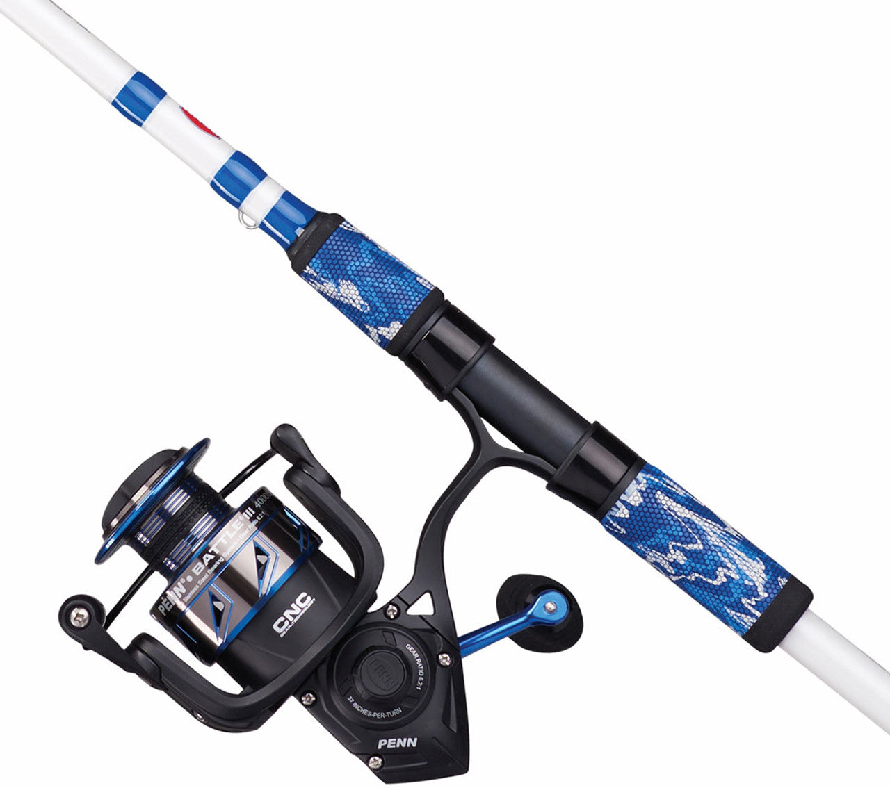 Penn Battle III LE 4000 Spinning Combo 7' 2-Piece Medium Rod