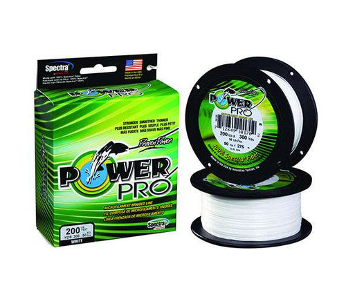 PowerPro Braided Spectra Fiber Fishing Line White 200LB 3000 Yards