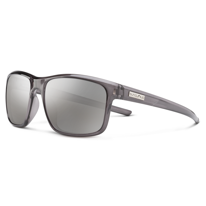 Suncloud Respek Transparent Gray + Polarized Silver Mirror Lens