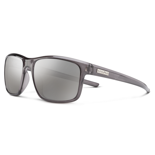 Suncloud Respek Transparent Gray + Polarized Silver Mirror Lens