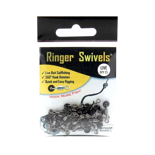 Ringer Swivels Live Bait Swivels - 25pk