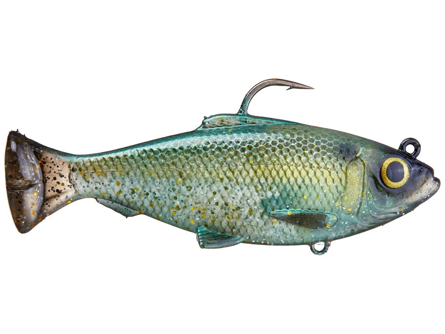 Pulse Tail Baitfish 3" 3/8 oz RTF Moderate Sink Green Back