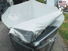 Popp Tops Custom Electric Trolling Motor Grey Cover Minn  Kota 60"