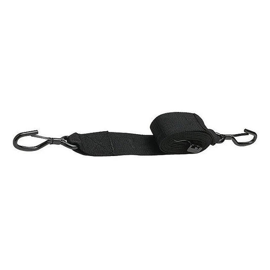 Seachoice 51021 Gunwale Boat Trailer Tie Down Strap 2" Wide Black
