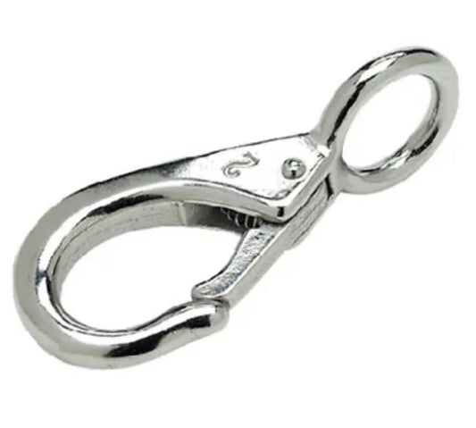 Seachoice #1 Size 2-7/8 Inch Stainless Steel Fast Eye Snap for Boats 41-1904