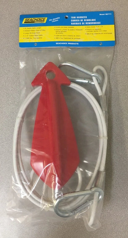 Seachoice Tow Harness-Coated Wire 86711 8' x 1/4"