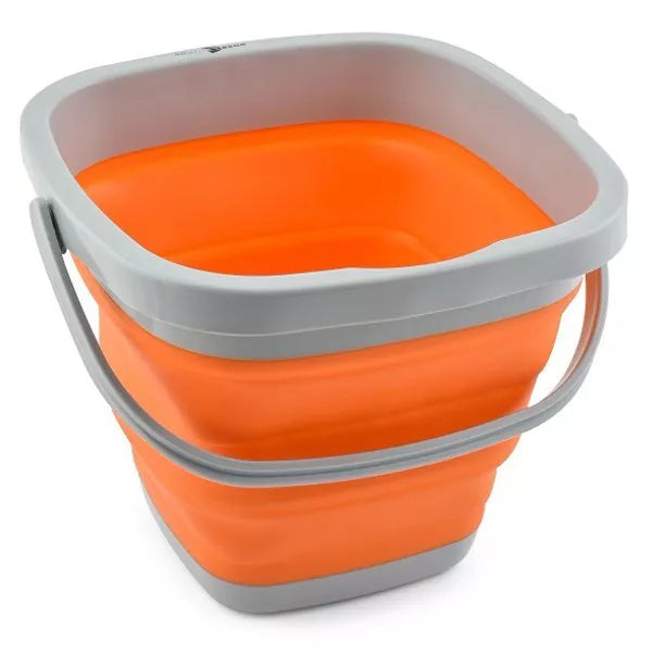 NEW South Bend Collapsible Utility Bucket 1.3 Gallon Orange