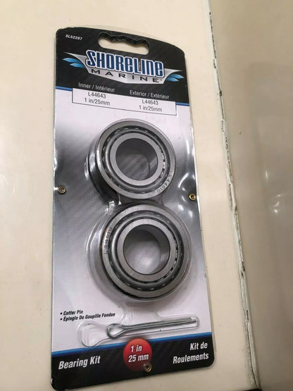 Shoreline Marine SL52287 Trailer Bearing Kit 1" W/Seal - NON-Tapered.