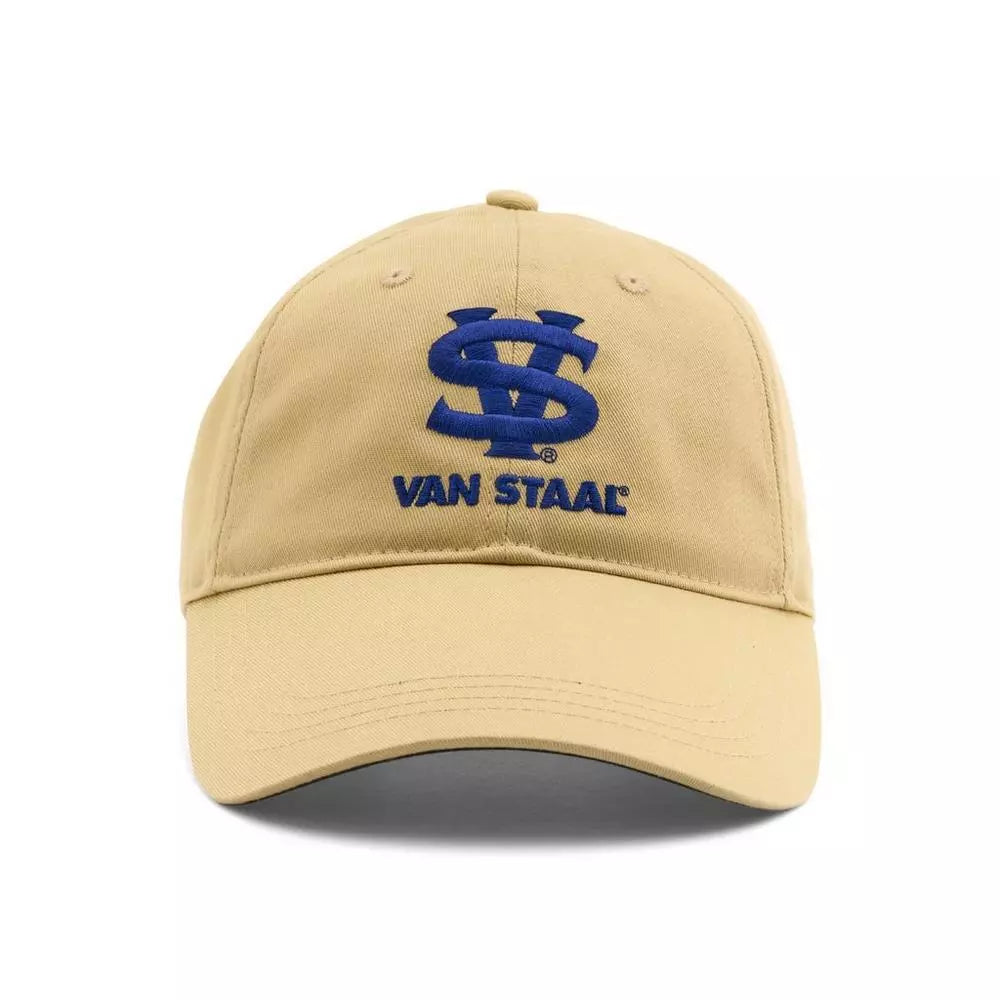 Van Staal Headwear - Long Bill Hat Creme Navy