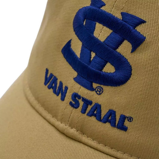 Van Staal Headwear - Long Bill Hat Creme Navy