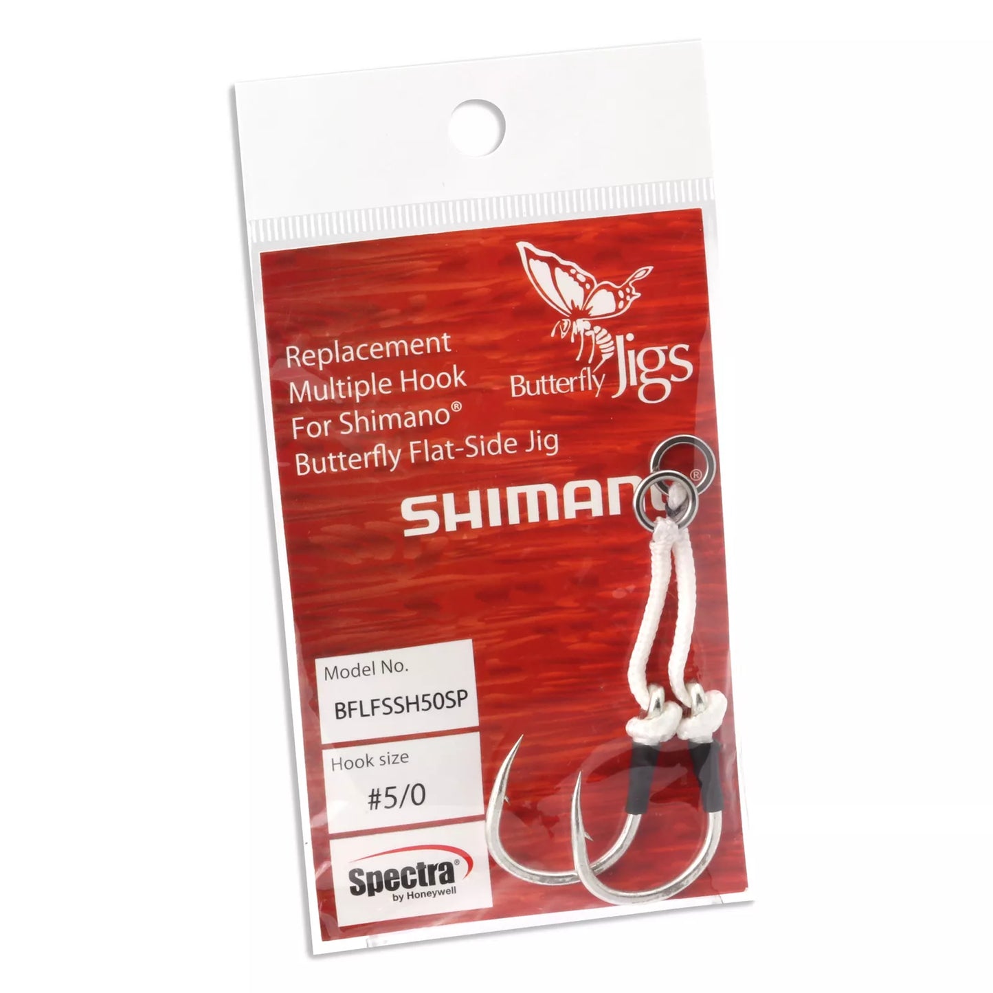 Shimano Inc. Butterfly Flat Side Spare Hooks 7/0