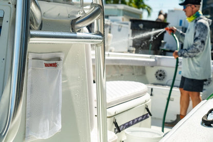 TackleWebs TW1216WHTV 12 Wide X 16 High Hook & Loop White Bungee Storage Pockets