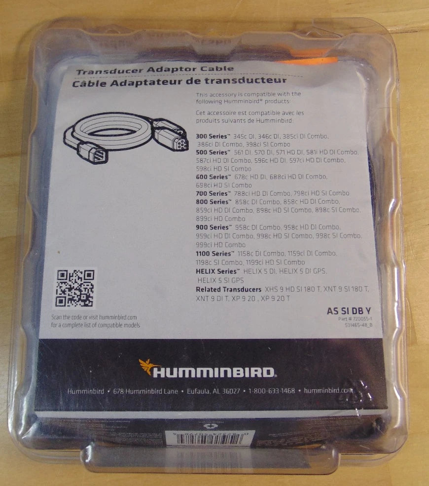 Humminbird AS SI DB Y Transducer Adapter Cable 720055-1
