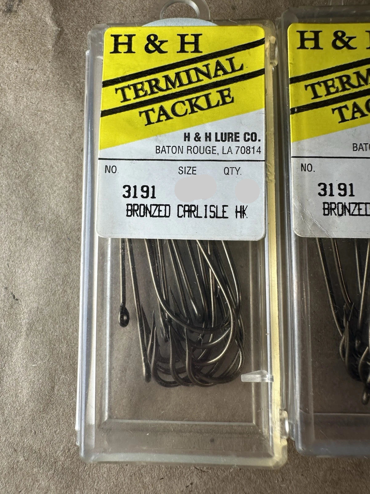 H&H 3191 Terminal Tackle Bronzed Carlisle Hooks 10 Pack