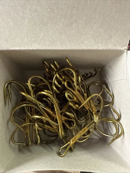 Eagle Claw 12060-089 Lake & Stream Bronze Treble Hooks 8/0 36 Bulk Pack