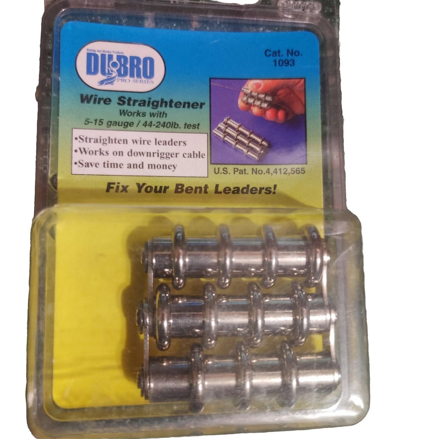 DU-BRO Pro Series Fishing Wire Leader Straightener 5-15 Gauge 44-240Lb Test 1093