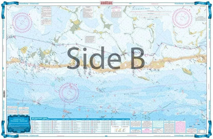 Waterproof Charts 14F Islamorada Offshore Fish & Drive Pennekamp Park Chart Map