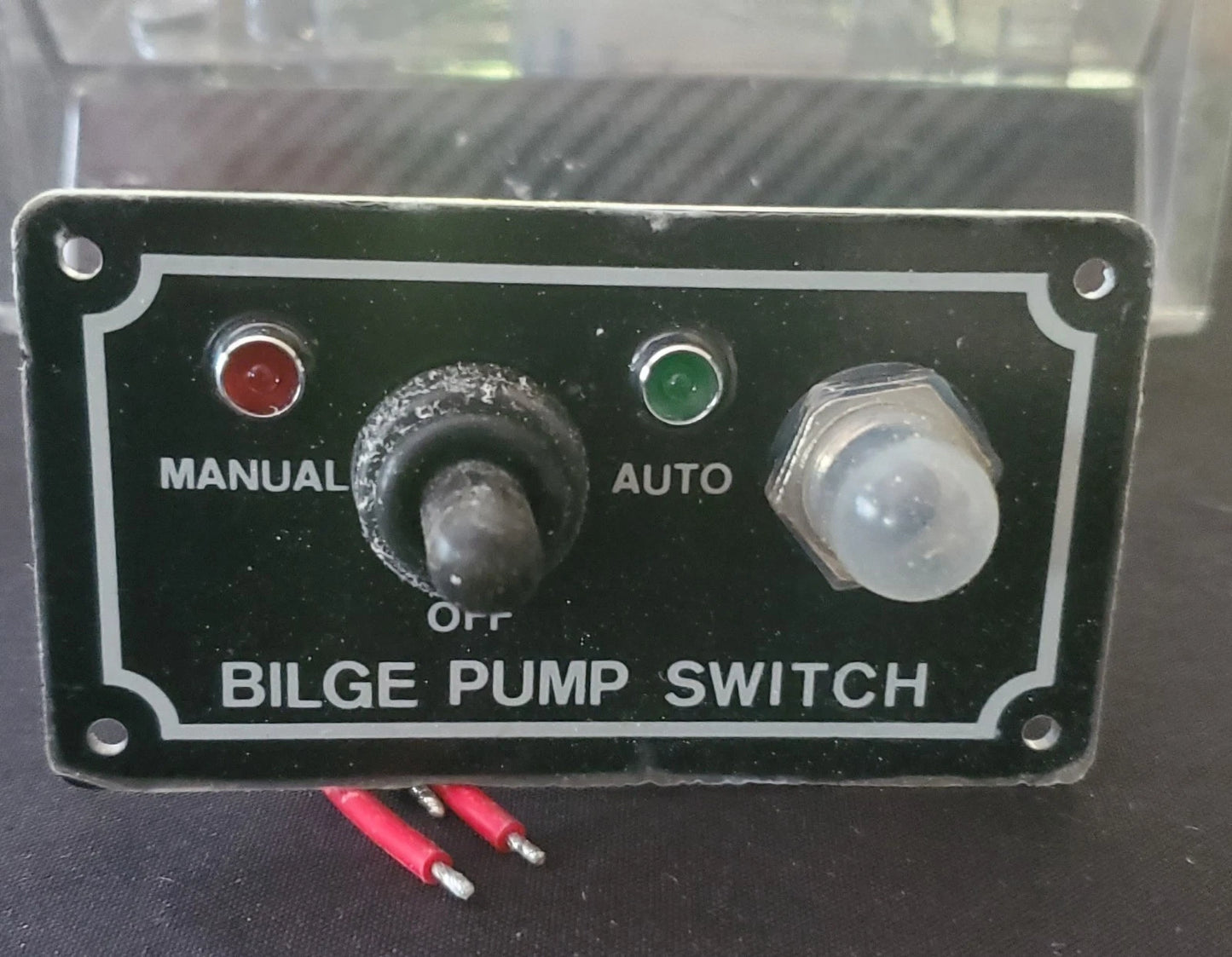 Shoreline Marine SL52268 Bilge Pump Switch 3-Way Panel with Light.
