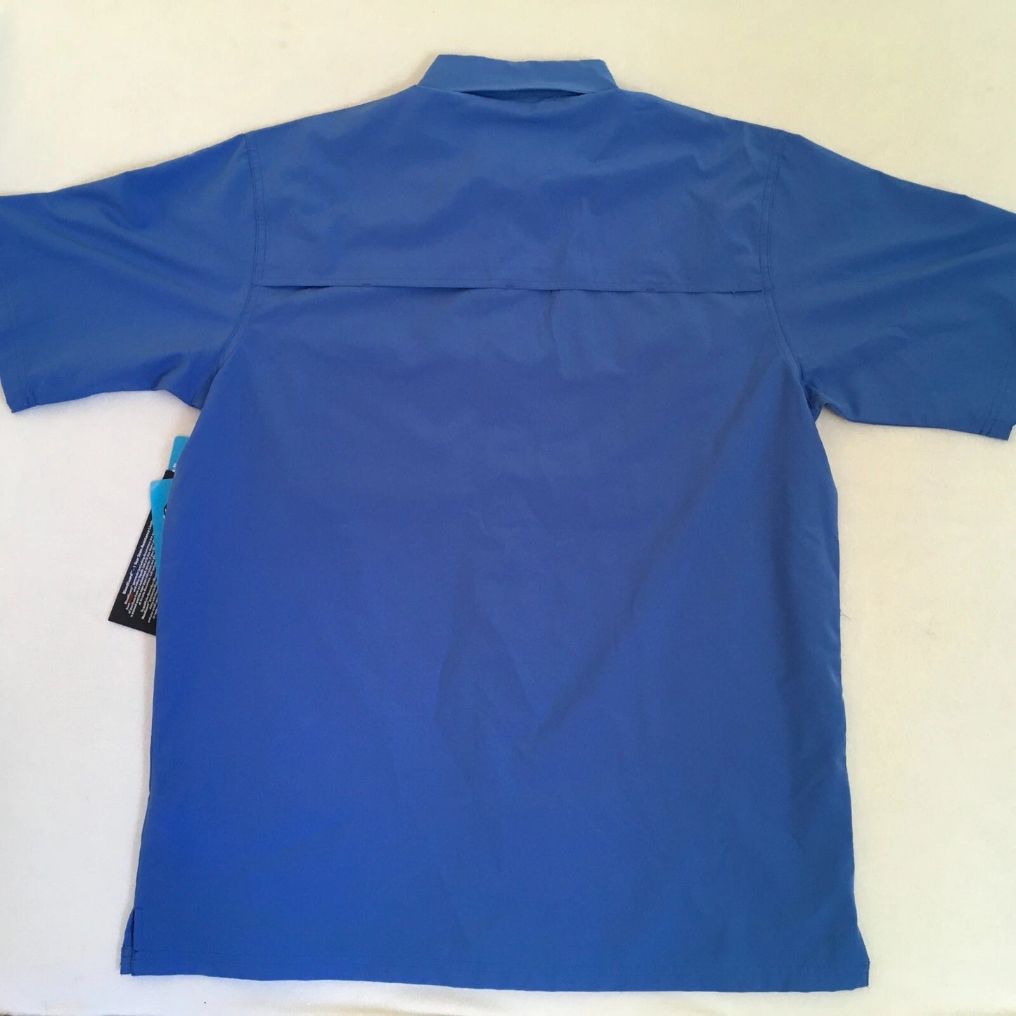 Bimini Bay Flats III BloodGuard Short Sleeve Shirts - Blue Wave Medium