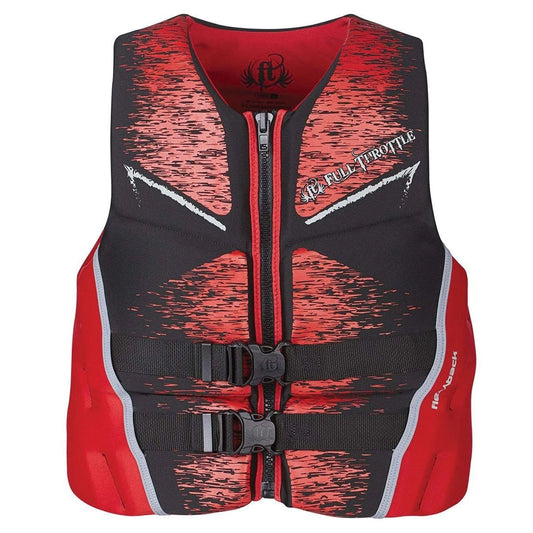 Full Throttle Mens Rapid Dry Flex Back Large Life Jacket Vest