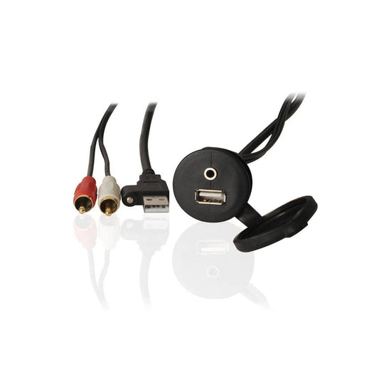 Fusion Electronics 010-12381-00 MS-CBUSB3.5 Panel Mount 3.5Mm And Usb Au-In Jack