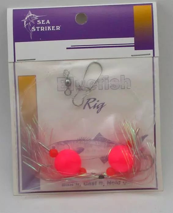 Sea Striker DT34P-PKM Wire Bluefish Fireball Rig 3/4" Float Model Pink