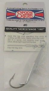 Clarkspoon O Size O Spoon Squid 2-1/2" Blade 2/0 Hook 15078