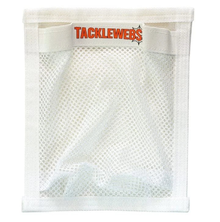TackleWebs TW1216WHTV 12 Wide X 16 High Hook & Loop White Bungee Storage Pockets